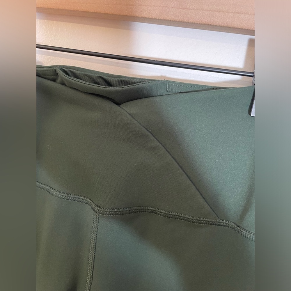 90 Degree Lana Cross Over Ankle Tight Green Leggings Size XS Yoga Staple Stretch - Picture 6 of 7